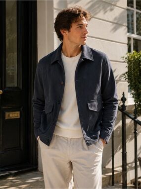 Express Dark Blue Military Jacket
